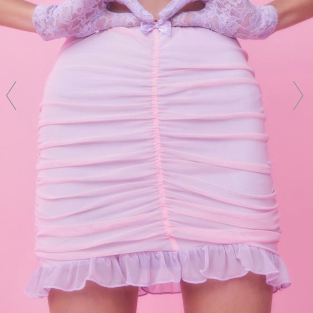 Dolls Kill Mesh Skirt
